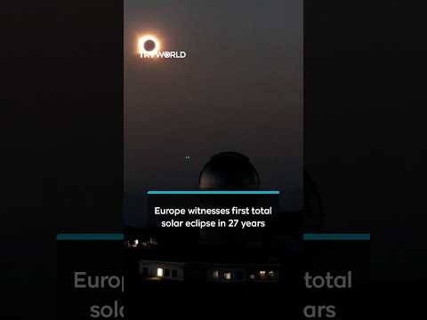 Europe witnesses first total solar eclipse in 27 years