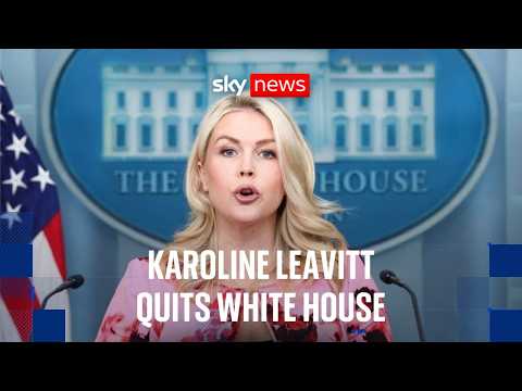 Donald Trump’s press secretary to leave her job