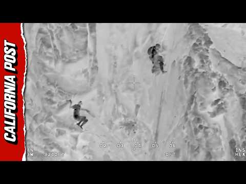 Solo Climber Hangs off Lone Mountain Cliff As Rescuers Desperately Try to Reach Him