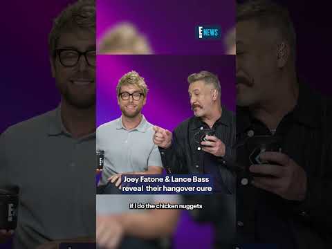Joey Fatone and Lance Bass know how to make a hangover go bye bye bye.๐