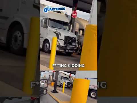 Driver Blocks Truck Scale Then Stops To Pray #Trucking #Parking #Public #Viral