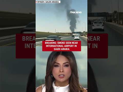 BREAKING: Large plume of smoke seen near international airport in Saudi Arabia #shorts #foxnews