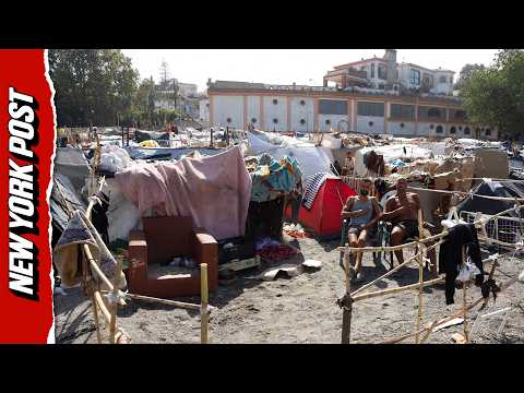HUNDREDS of Migrants Continue to Occupy Spain’s Ceuta, Build Homes on Beach