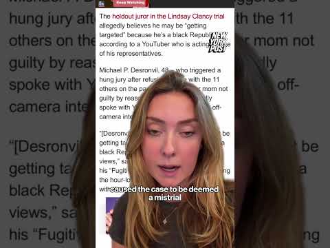 Holdout Lindsay Clancy juror believes being black Republican put target on his back #shorts