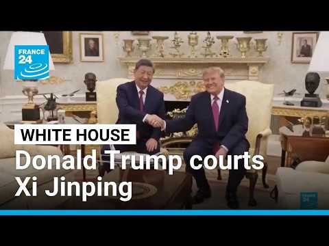Donald Trump courts Xi Jinping during high-profile White House visit • FRANCE 24 English