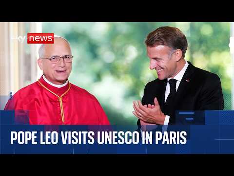 Pope Leo visits UNESCO | Watch live