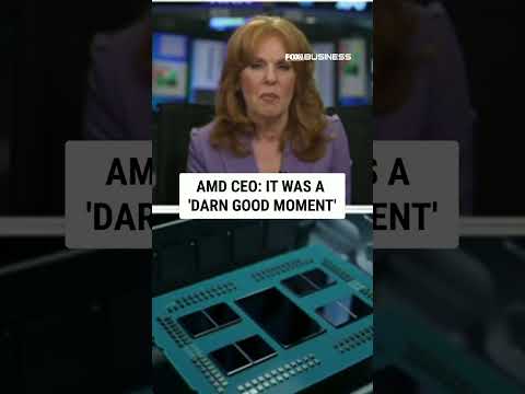 AMD CEO: It was a ‘darn good moment’ #shorts #foxbusiness #breaking