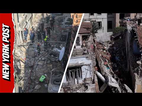 Historic Athens Neighborhood in Ruins After Massive Explosion Near Acropolis