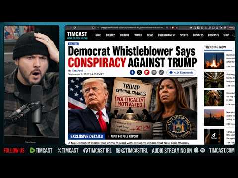 Democrat BLOWS WHISTLE On Conspiracy AGAINST Trump | Tim Pool