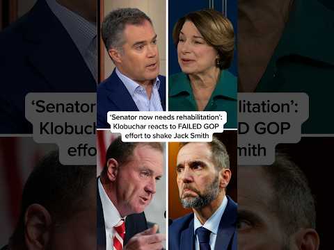 ‘Senator now needs rehabilitation’: Klobuchar reacts to FAILED GOP effort to shake Jack Smith