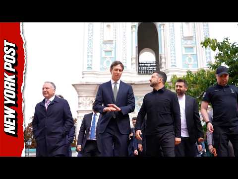 US Envoys Jared Kushner and Steve Witkoff Meet Zelensky After Putin Talks