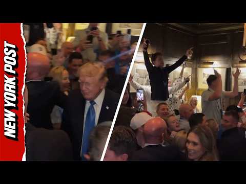 Cheers Erupt as Trump Receives Warm Welcome at His Ireland Hotel