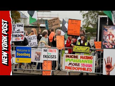 Trump’s Dublin Visit Sparks Fury as Protesters Take to the Streets