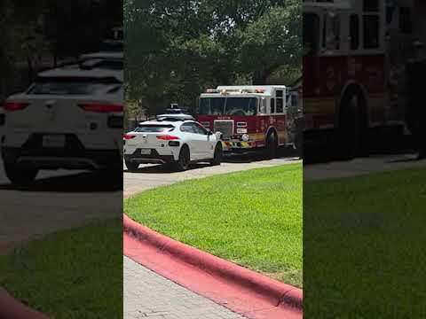 Waymo Blocks On-Duty Fire Truck During Tense Stand-Off #shorts