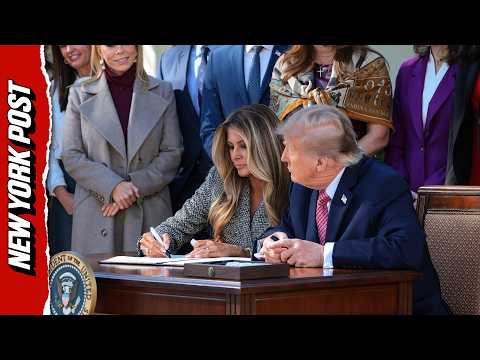 Watch Trump Tease Melania About Her Signature in Playful White House Moment