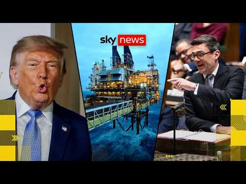 Drill baby drill. Trump congratulates Burnham on North Sea drilling plans | Full Sky News report
