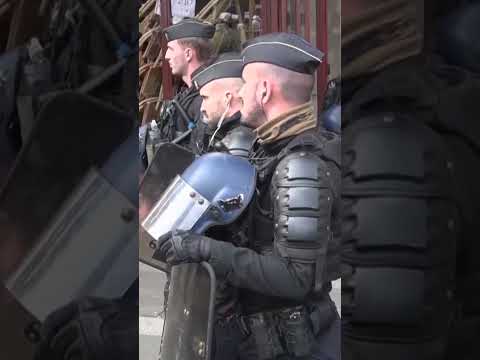 New Wave of Paris Students Hits the Streets in Last-Minute Protest #shorts