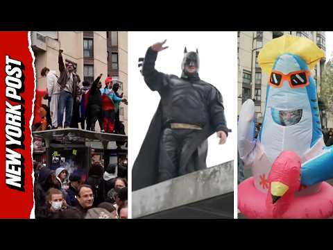 Paris Cost-of-Living Protests Descend Into Riots as Man in Full Batman Suit Joins Clashes