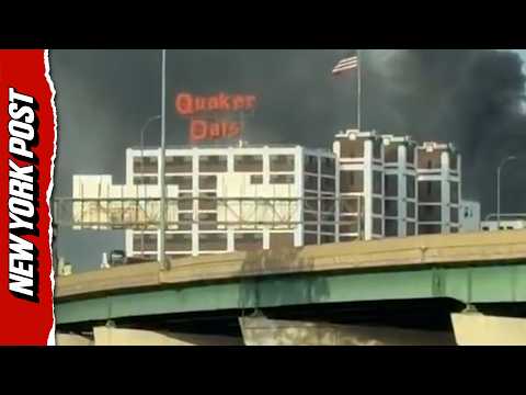 Massive Fire and Explosion Shake Quaker Oats Factory in Iowa
