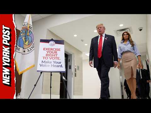 President Trump Casts Early Ballot Ahead of High-Stakes Midterm Election