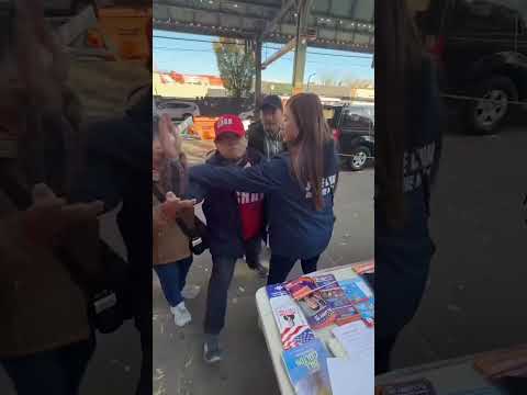 73-year-old campaign volunteer arrested for ‘assaulting’ rival #shorts