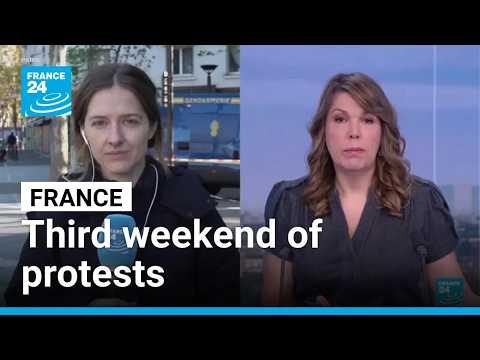 Third weekend of protests in France • FRANCE 24 English