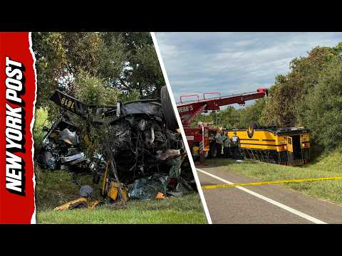 Florida High Schooler Killed, 40 Injured in School Bus Crash After Wrong-Way Driver Hit It