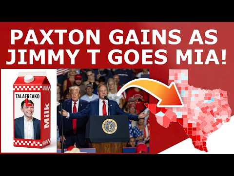 Ken Paxton SURGES as James Talarico GOES MIA!