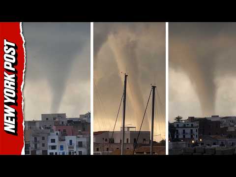 Strange Weather Off Sicily Creates Massive Waterspouts