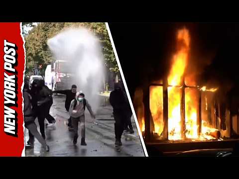 CHAOS Escalates as Albanian Protesters Set Fires, Clash With Police, and Damage Government Buildings