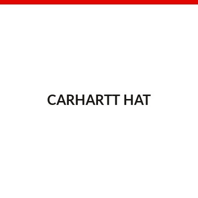 Carhartt hat